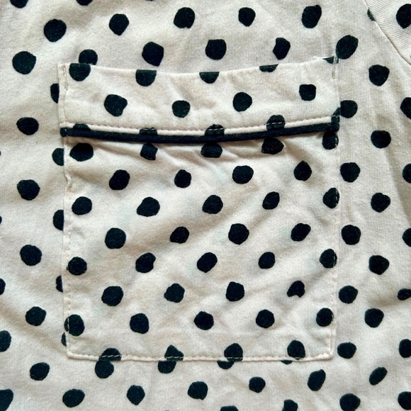 Kate Spade Polka Dot PJ Top Size Small - Picture 2 of 4